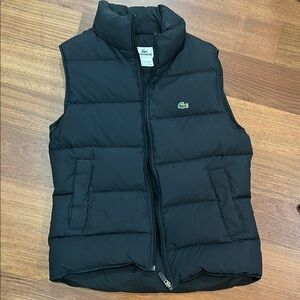 Lacoste Midnight Black Quilted Vest